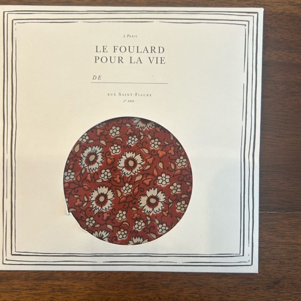 Sezane Floral Foulard Scarf